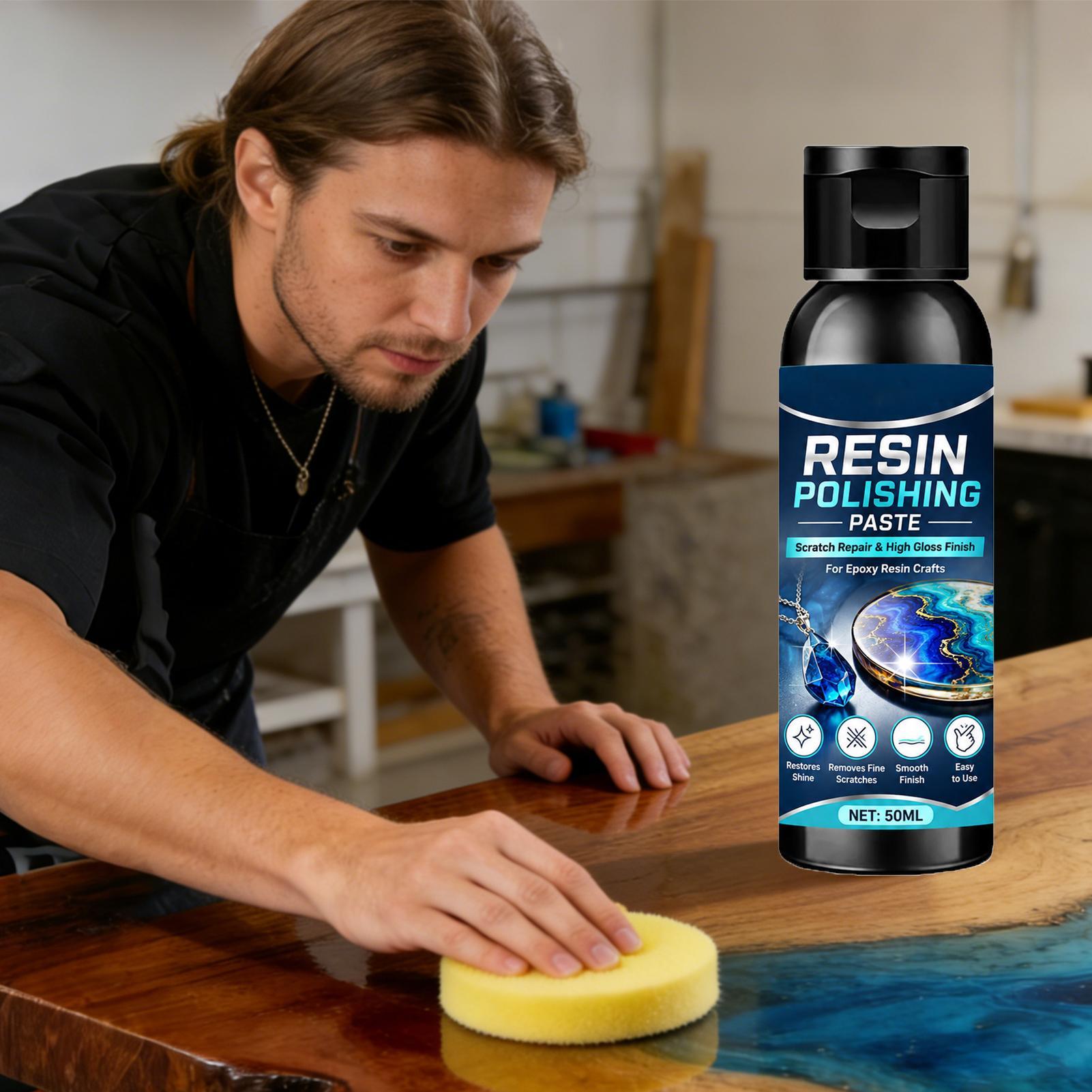 Resin Craft Workshop - 50ml Hars Polijstschuurpasta Zachte, langdurige polijstcompound