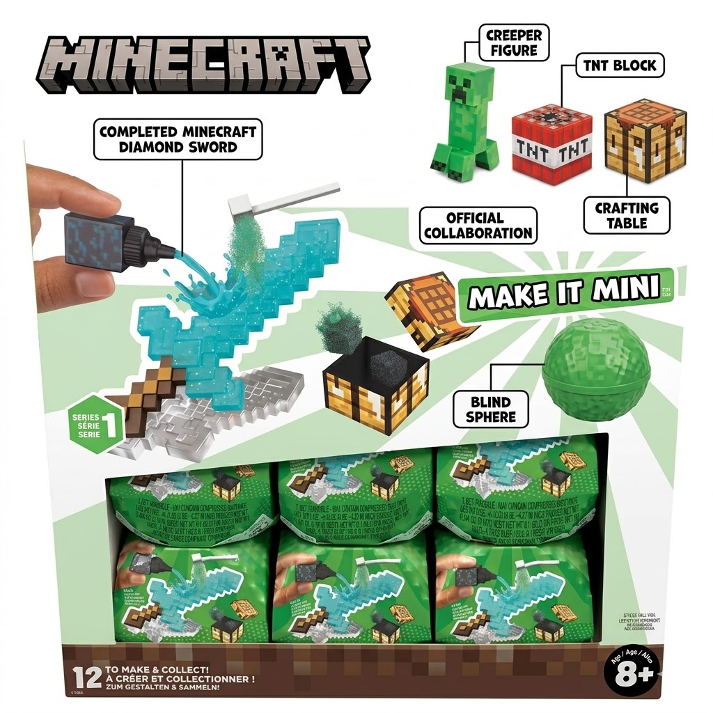 Resin Crafts Minecraft - Originele MGA Miniverse Minecraft Make It