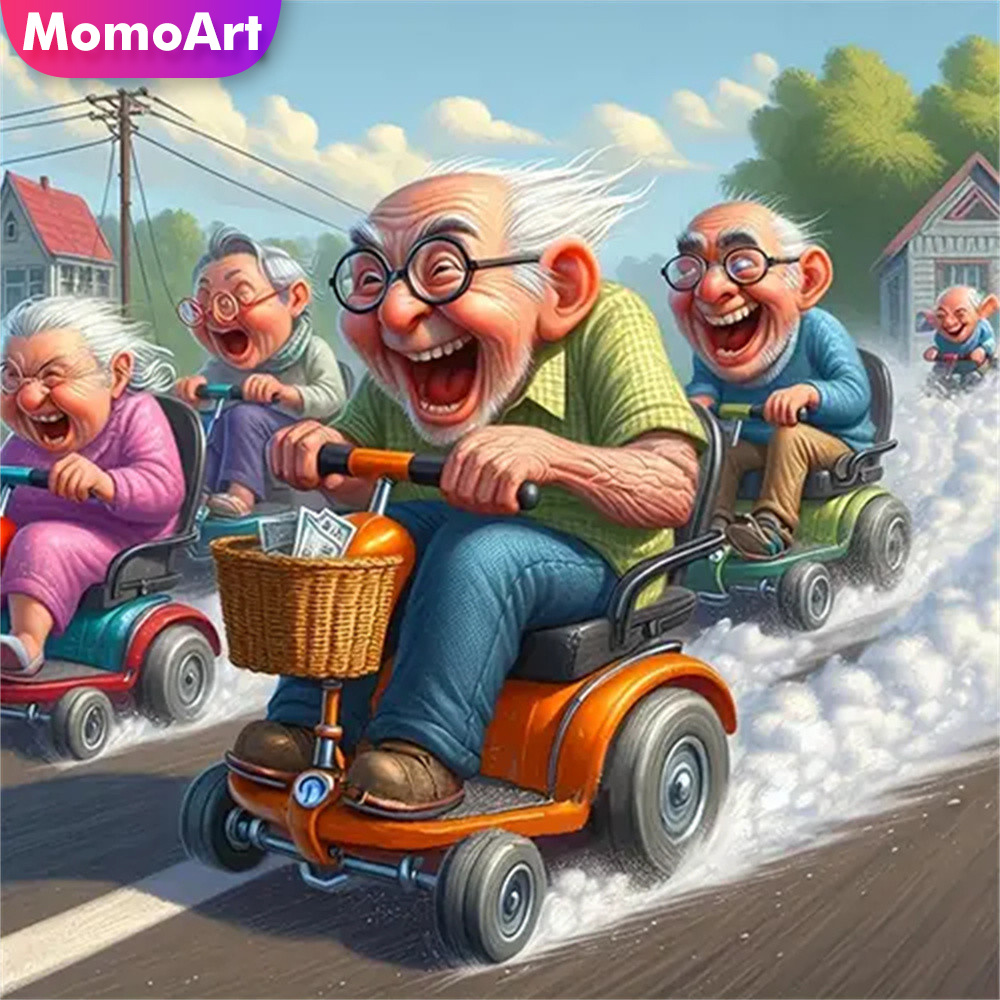 Resin Craft Kit - Momoart 5D DIY Diamond Mozaïek Oude