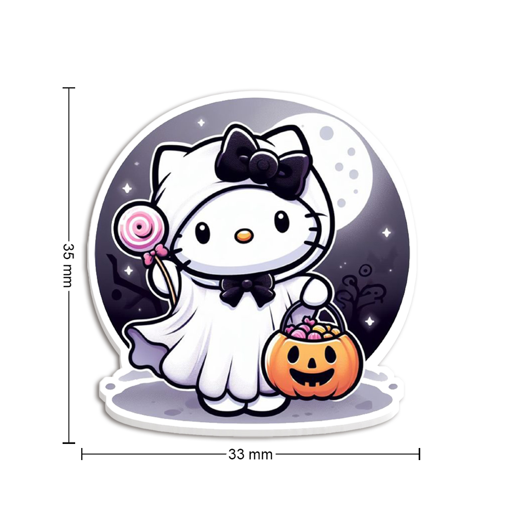 Resin Craft Material - 10 stks/partij Sanr Halloween Hello Cat