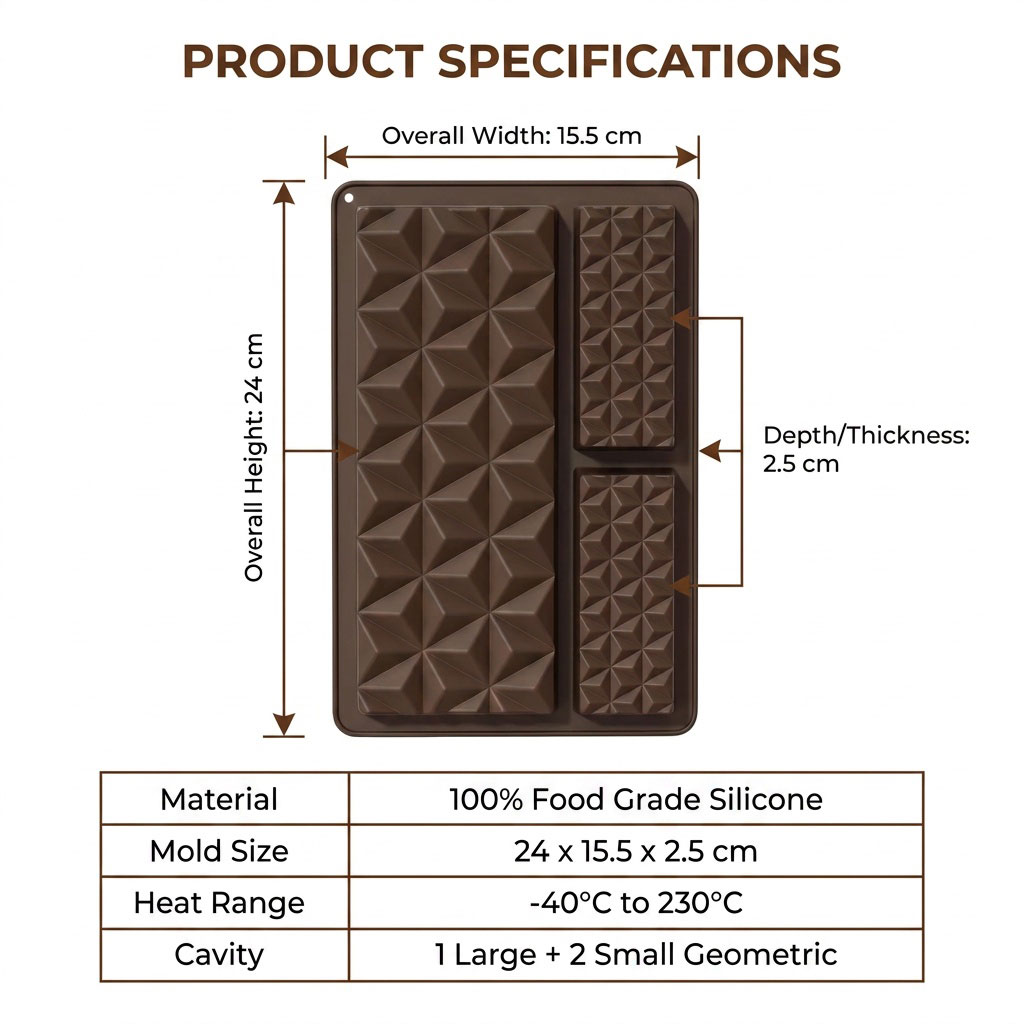2-in-1 siliconen chocoladereep - Silicone Mold Tray recensie en prijs
