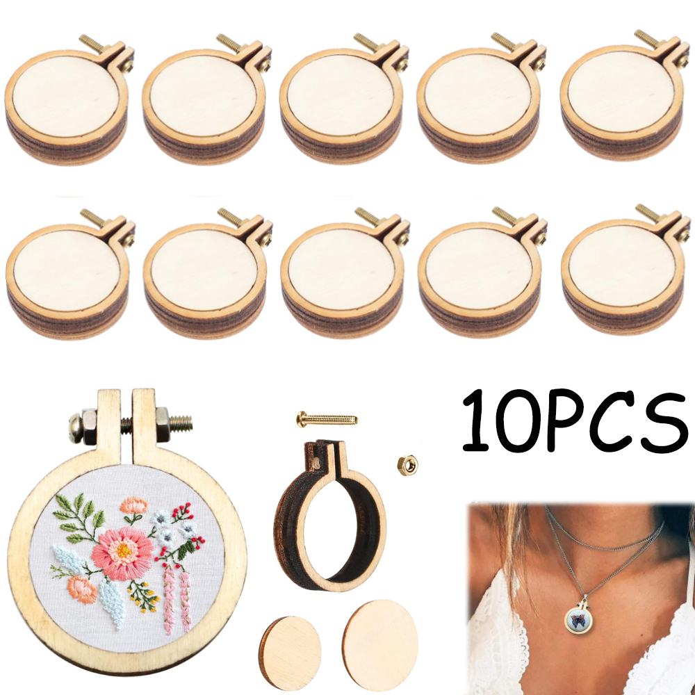 10 stks/set Houten Mini Bordur - Wood Ring Blank recensie en prijs