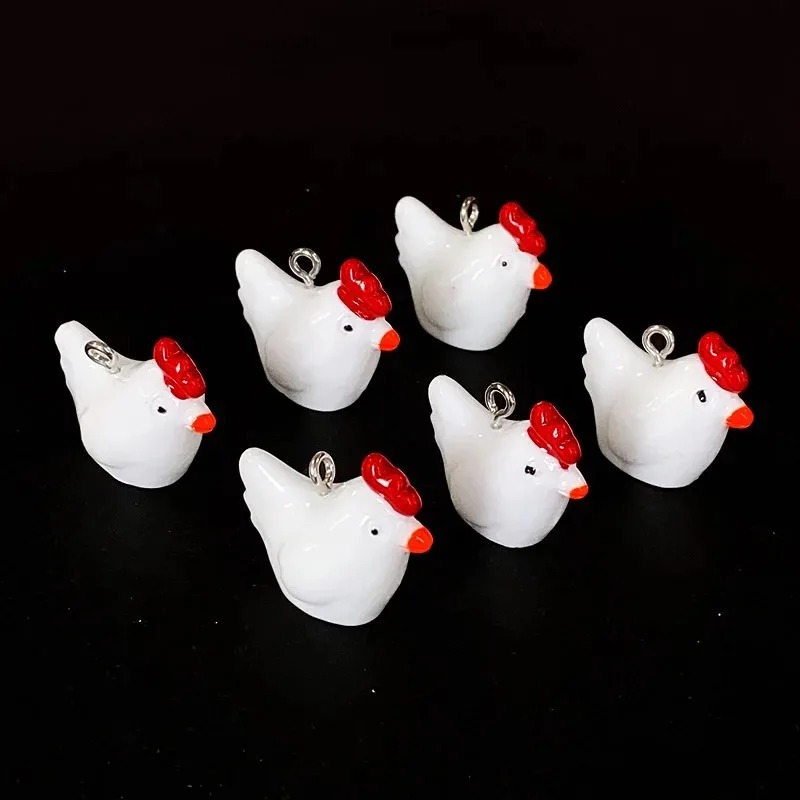10 stuks schattige mini 3D kip - Resin Craft Supplies recensie en prijs