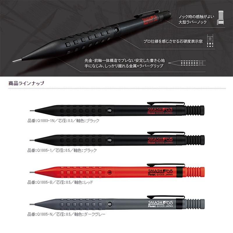 Pentel Smash Q1005 Kunsttekeni - Pentel Pen Energel recensie en prijs