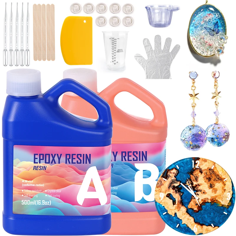 Eenvoudig te mengen epoxyhars  - Epoxy Uv Resin Kit recensie en prijs