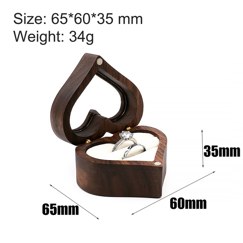 1 stuks hart walnoot houten ri - Wood Ring Blank recensie en prijs