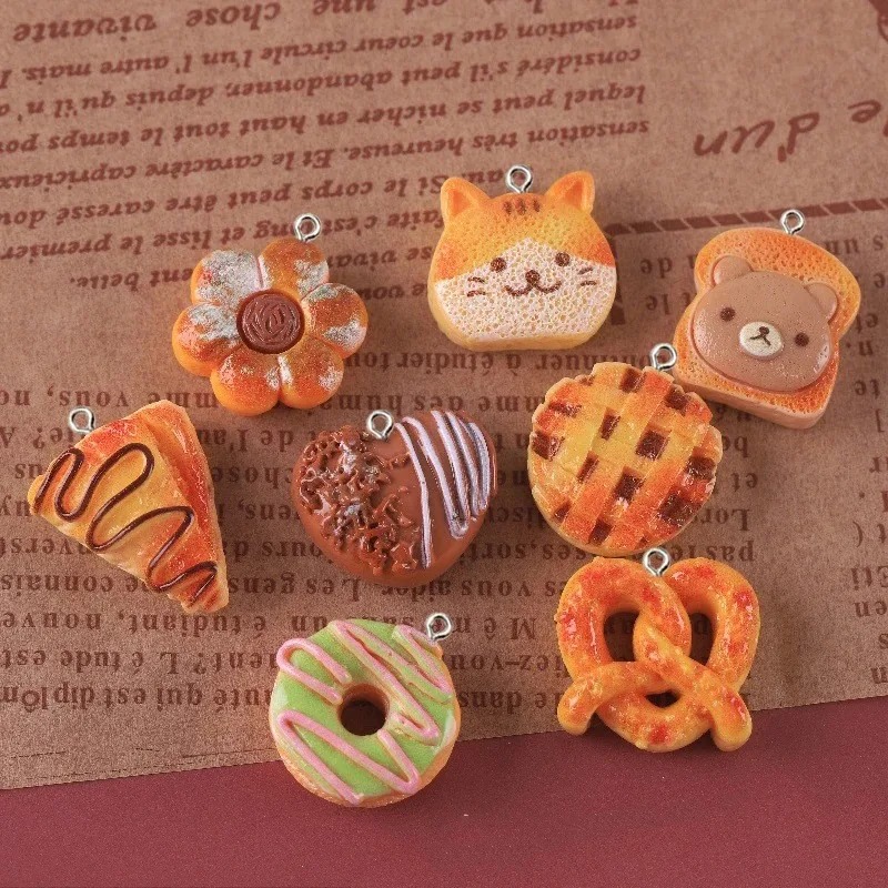 10 stuks schattige nep-voedsel - Resin Crafts Diy recensie en prijs
