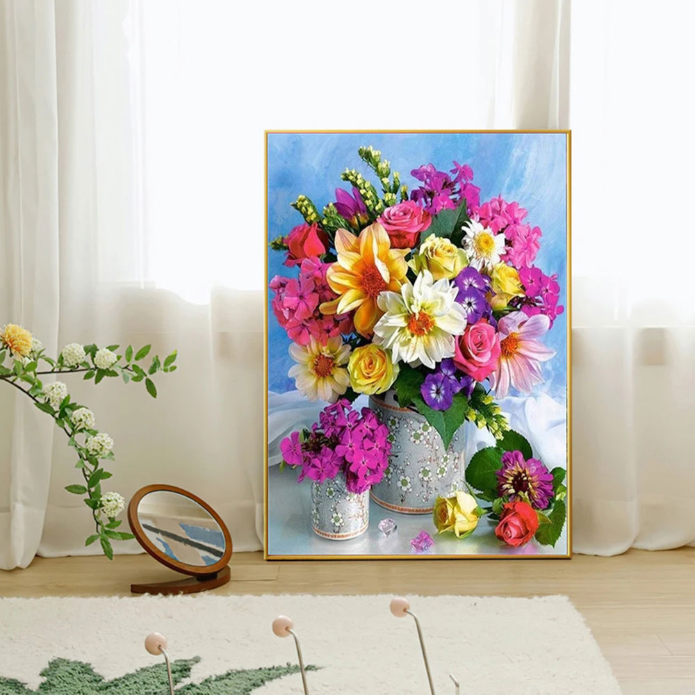 Volledige diamantmozaïek bloem - Resin Craft Kit recensie en prijs