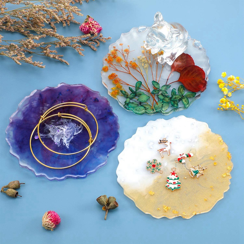 6 stuks hars onderzetter mal g - Geode Mold Silicone recensie en prijs
