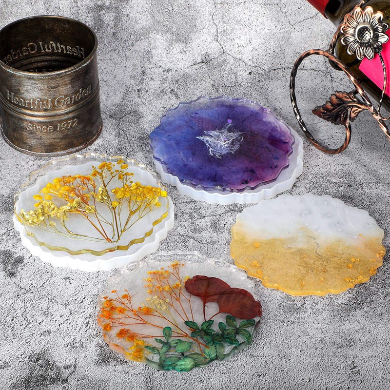 6 stuks hars onderzetter mal g - Geode Mold Silicone recensie en prijs
