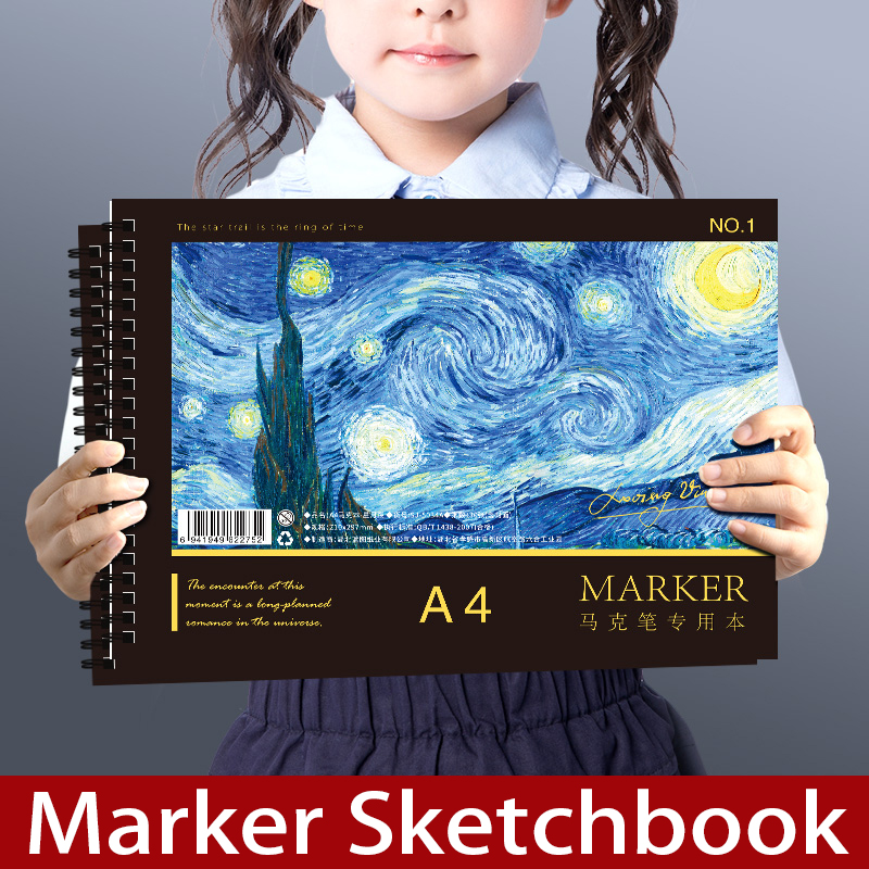 60 vellen A4 spiraalschetsboek - Copic Marker Sketch recensie en prijs