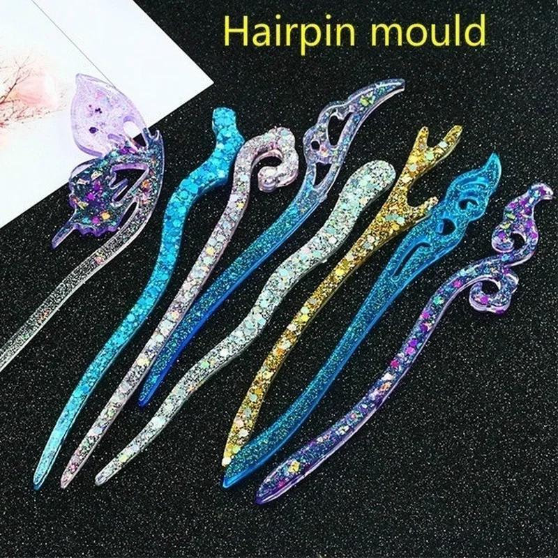 Nieuwe transparante haarspeld  - Resin Craft Supplies recensie en prijs