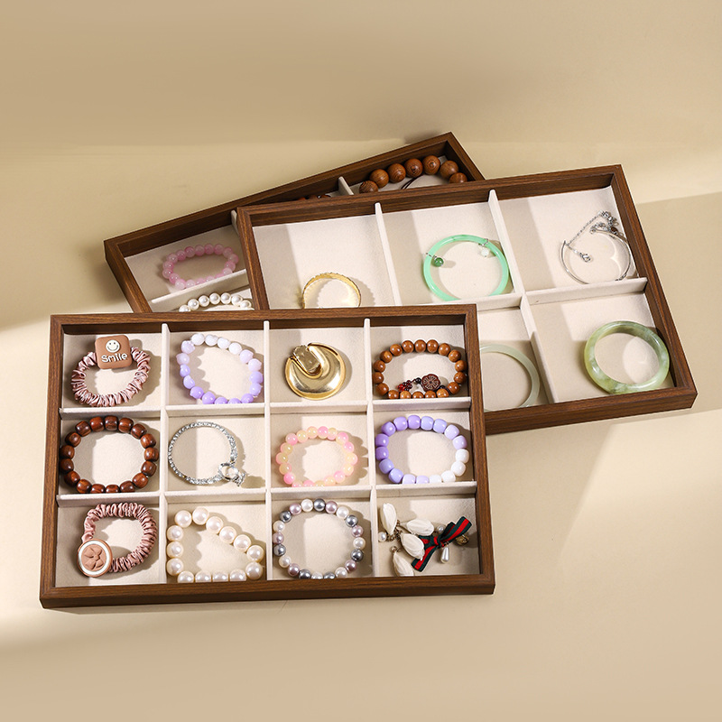 Walnoothouten sieradendisplay  - Wood Ring Blank recensie en prijs